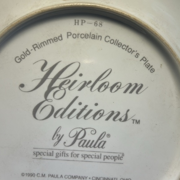 Gold Rimmed Porcelain Plate - Picture 6 of 10